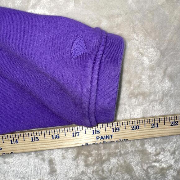 Diamond Supply Co Pullover Hoodie Mens 2XL Purple Mens Streetwear Skatewear - Picture 9 of 11